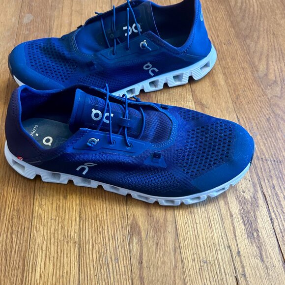 Men's On Cloud 5 Coast Denim/Midnight Running Shoes Size 12  3MD10530045 - Picture 3 of 13